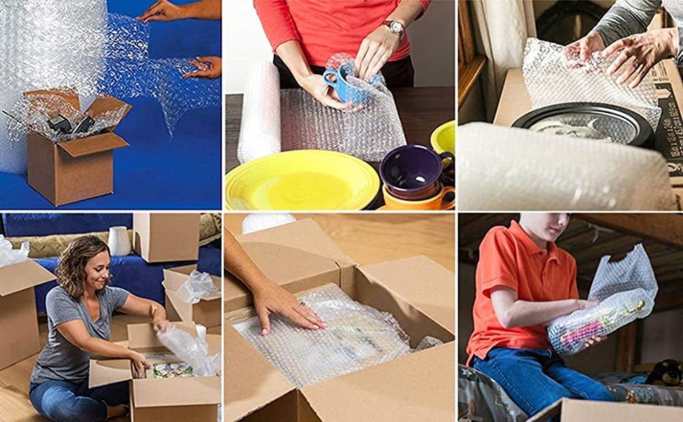 PackZone 500MM X 100M Strong Quality Roll of Bubble Wrap Moving