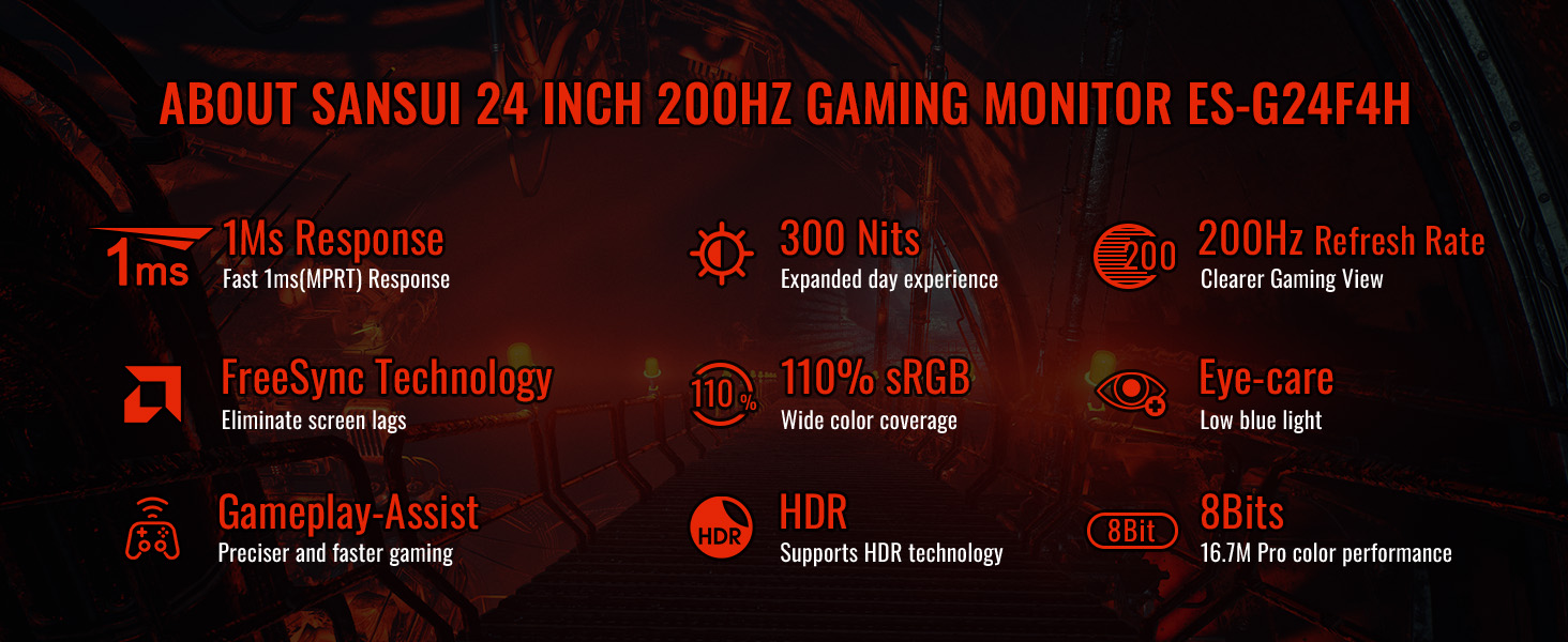 24 inch 200Hz gaming monitor