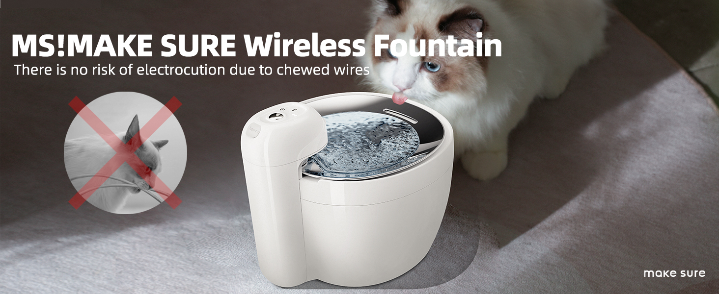 cat water fountain cordless