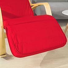 SoBuy Armchair Rocking Nursing Chair Recliner Adjustable Footrest & Removable Cushion Monther's Choice,FST16-R 18 FST16-R