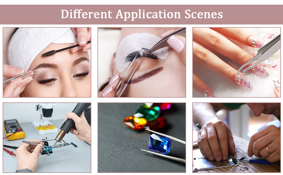 eyelash tweezers for extensions kit