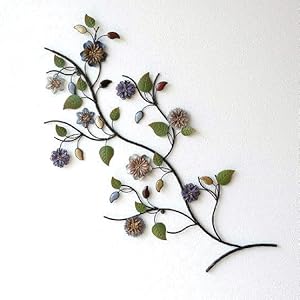 Amazon.co.jp: 壁飾り アイアン 陶器 壁掛け インテリア 花