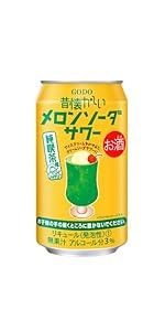 Amazon.co.jp: 合同酒精 昔懐かしいメロンソーダサワー [ チューハイ 3