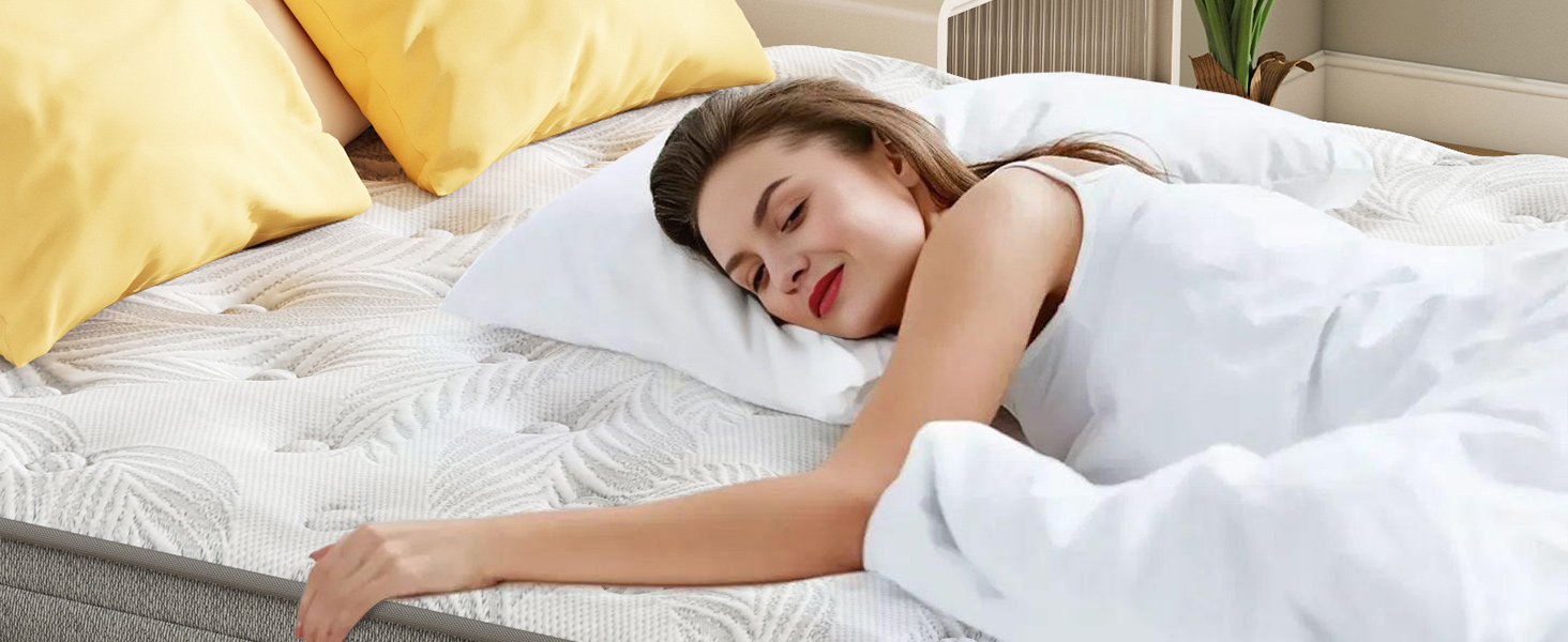 Full Mattress,12 Inch Superior Hybrid Mattress in a Box