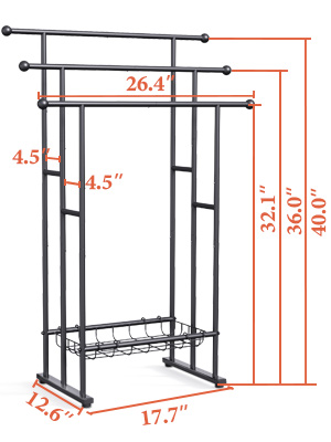 freestanding towel rack