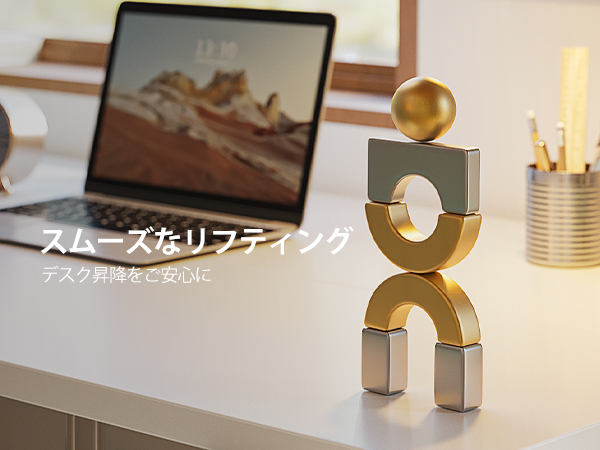 FEZIBO 昇降デスク 120x60cm 電動式 スライダー付 ブラウン Amazon | FEZIBO 昇降デスク スタンディングデスク 幅120cm