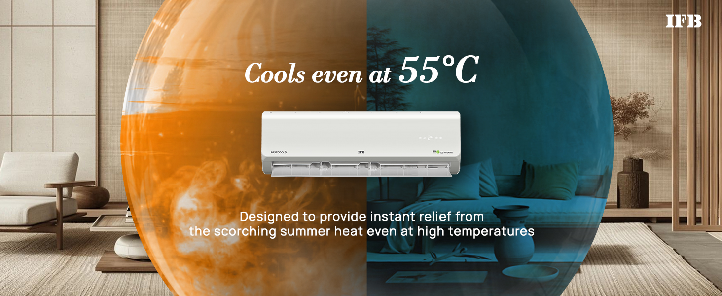 best ac, cools you room in hottest conditions, ifb ac, fast cooling ac