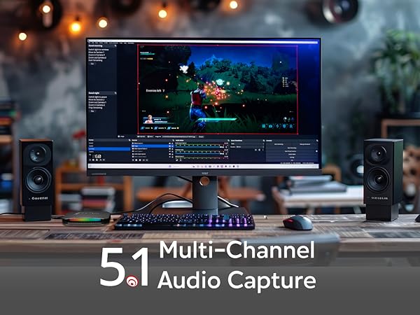 5.1 audio capture; xbox capture card; capture card 4k; ps5 capture card; switch capture card
