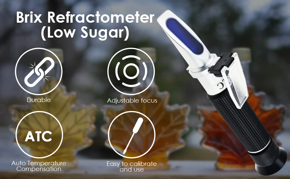 010 Brix Refractometer for Testing Sugar Content Maple