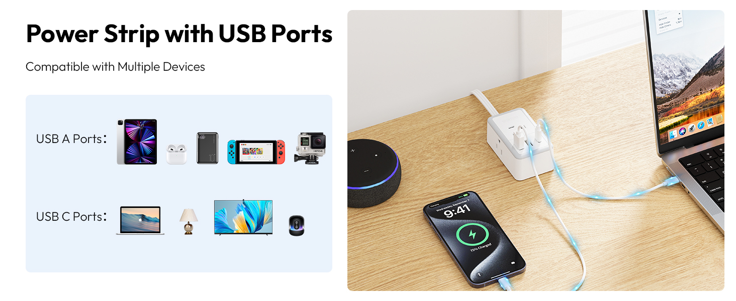 Compact Power Strip Design