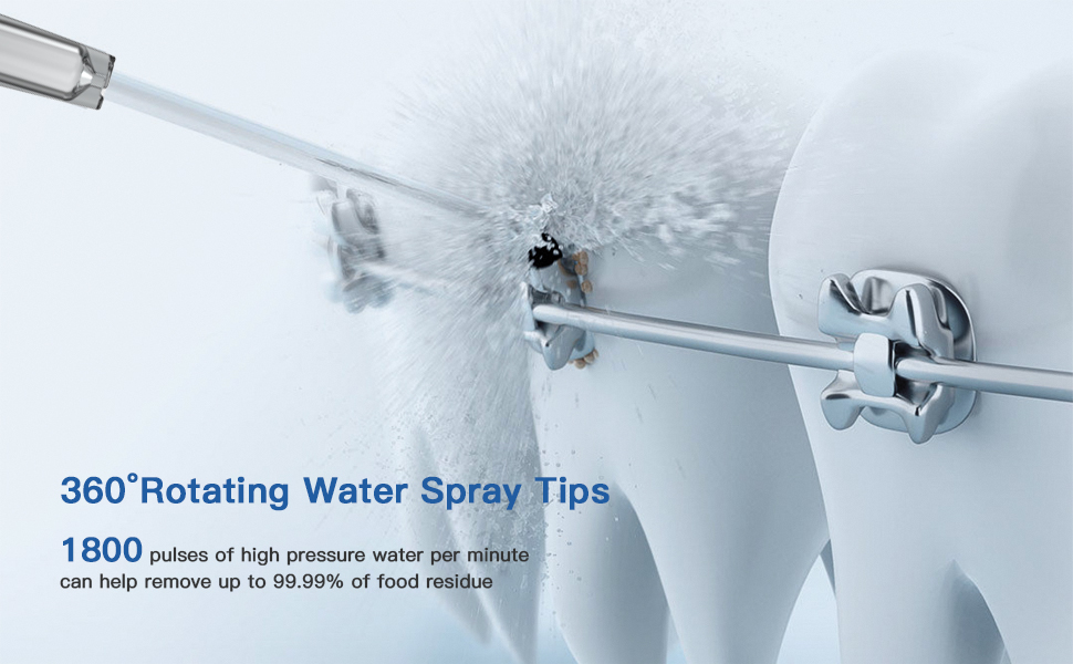 Water Flosser Operan 300ML Water Dental Flosser for Teeth Cordless