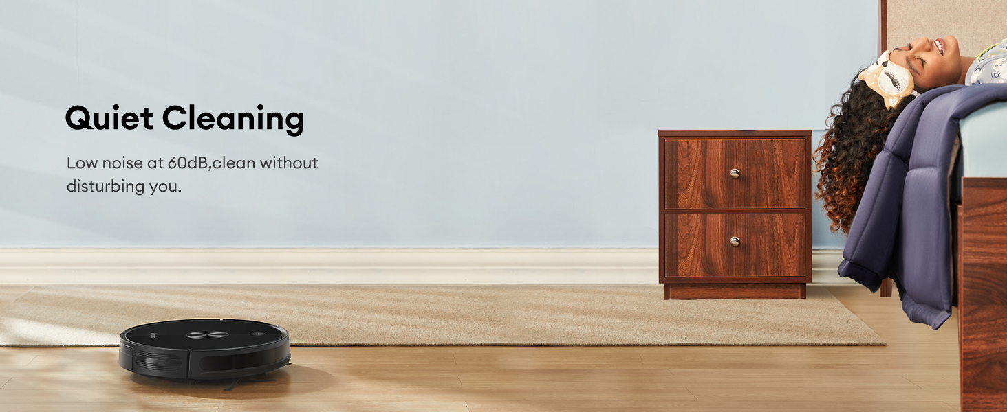 Ultenic D5s Pro Robot Vacuum Cleaner with Mop, 3000Pa Suction, Ultra