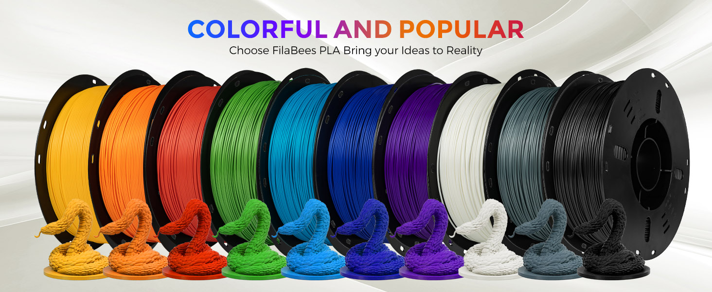 Multicolor pla filament for Flashforge printer