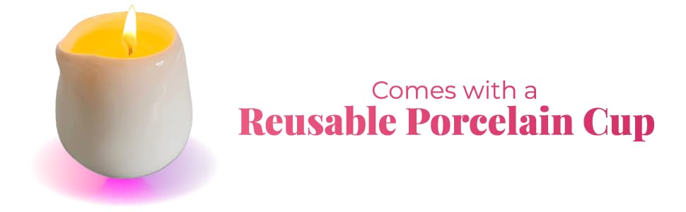 Reusable Porcelain Cup