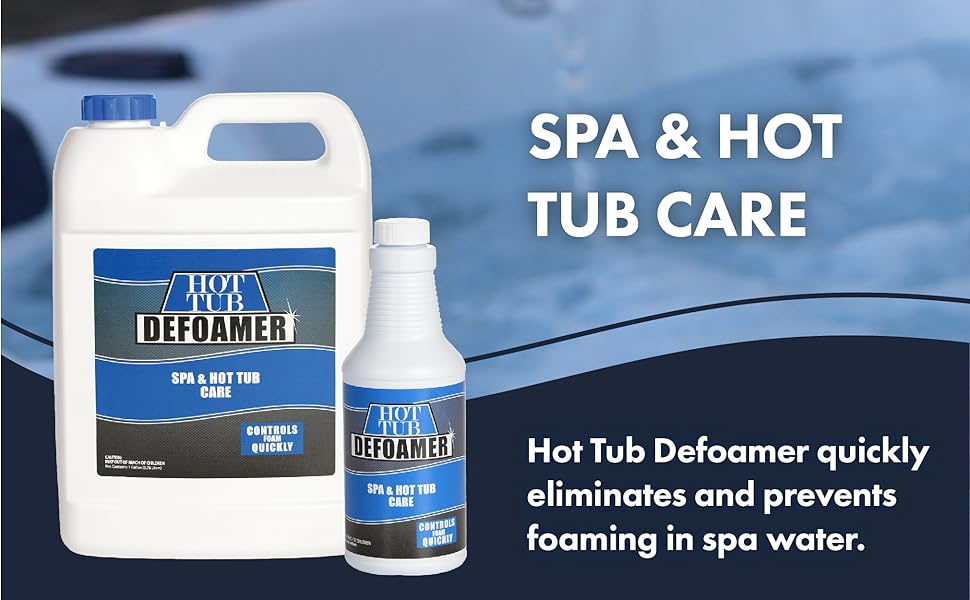 Spa and Hot Tub Defoamer Quickly Takes Foam Down 16