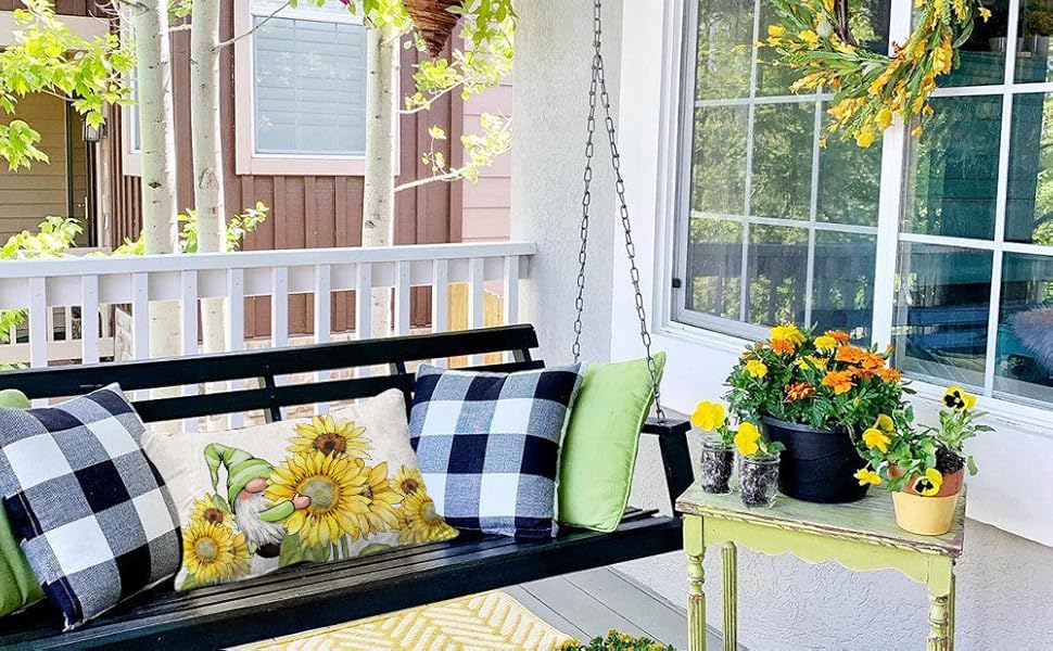 summer pillow cover 12x20