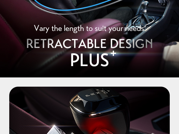 Retractable Car Charger USB C Fast Charging