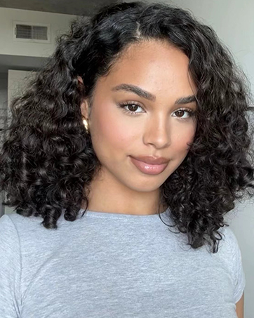 Wear and Go Limfri Bob Parykker Ægte Hår Præplukket Præskåret Vandbølget Krøllet Bob Paryk Ægte Hår Limfri Kort 4×4 Lace Front Parykker Ægte Hår_voghion.com