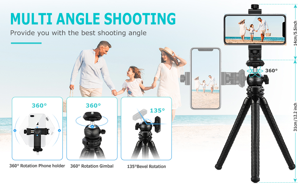 iphone tripod stand for filming