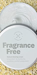 executive shaving fragrance free shaving cream open