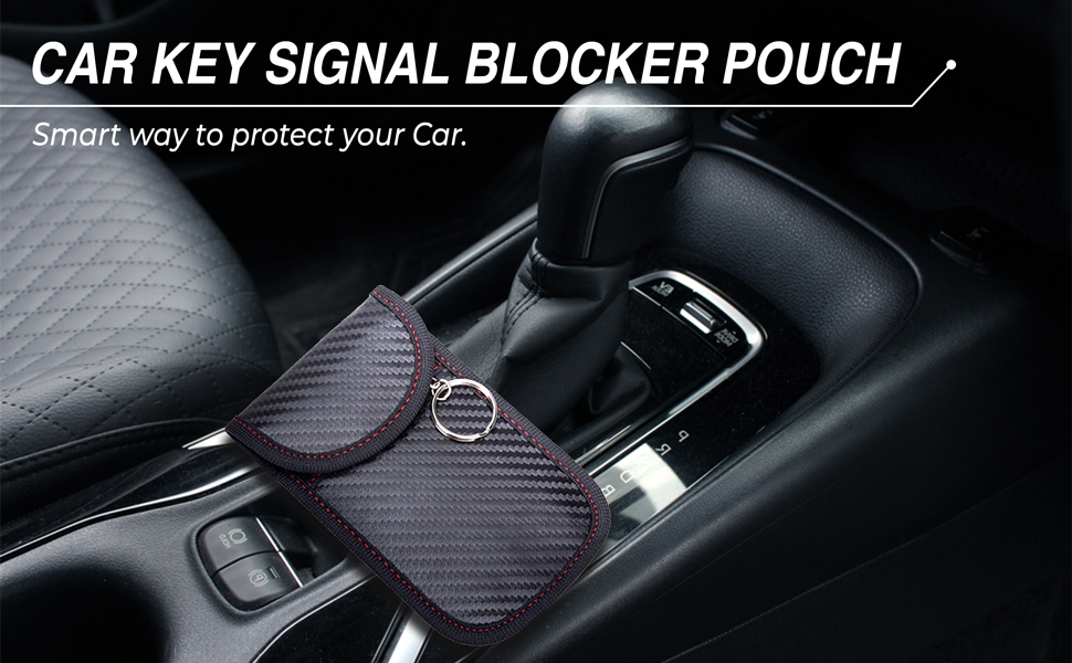 Car Key Signal Blocker Pouch 5.62" x 3.62" (Medium) 2 x Faraday Key