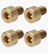 TenNuoDa 50 Stück Flachrundkopf-Innensechskantschrauben Schrauben, Innensechskantschrauben aus re...