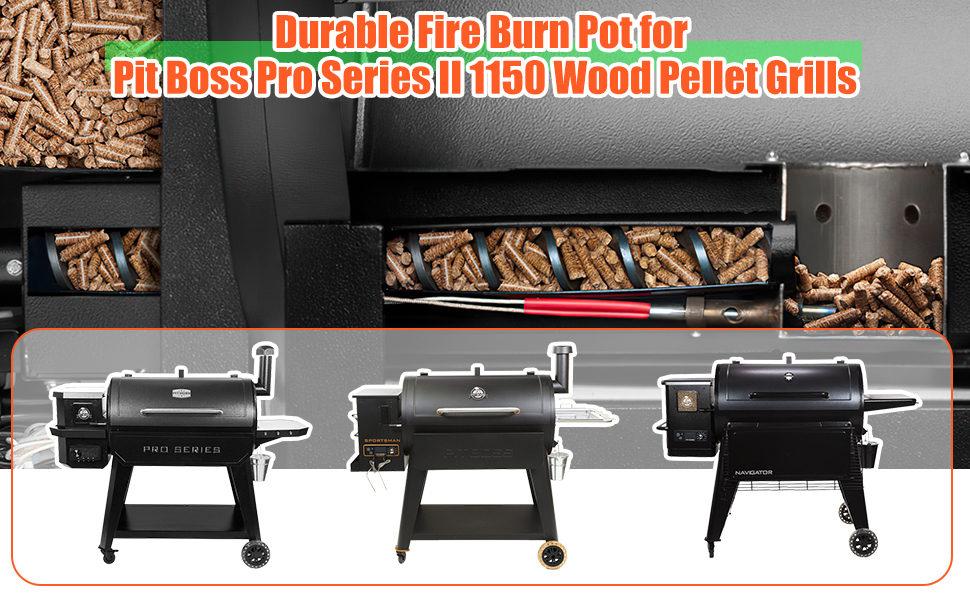 QuliMetal Fire Burn Pot Replacement Parts for Pit Boss Pro