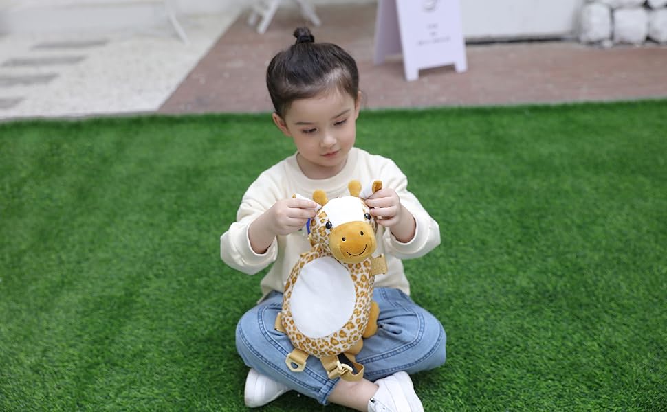 giraffe toddler leash backpack