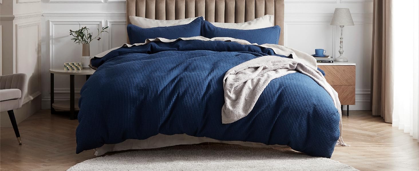 navy blue duvet cover