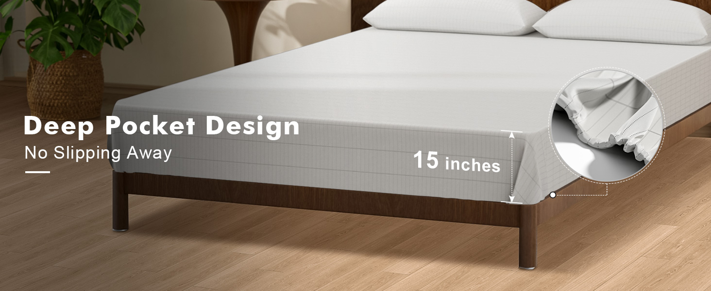 Deep Pocket Grounding Sheets Queen for Better Sleep (Gray)
| Cooling & Breathable Bamboo Rayon Grounding Sheets Queen ( 6d4f2480 5308 4220 8dc0 2c62e3949b96. CR0,0,1464,600 PT0 SX1464 V1