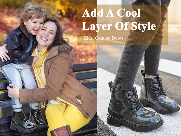 ぴょん Amazon.com | DADAWEN Boys Girls Glitter Ankle Boots Kids