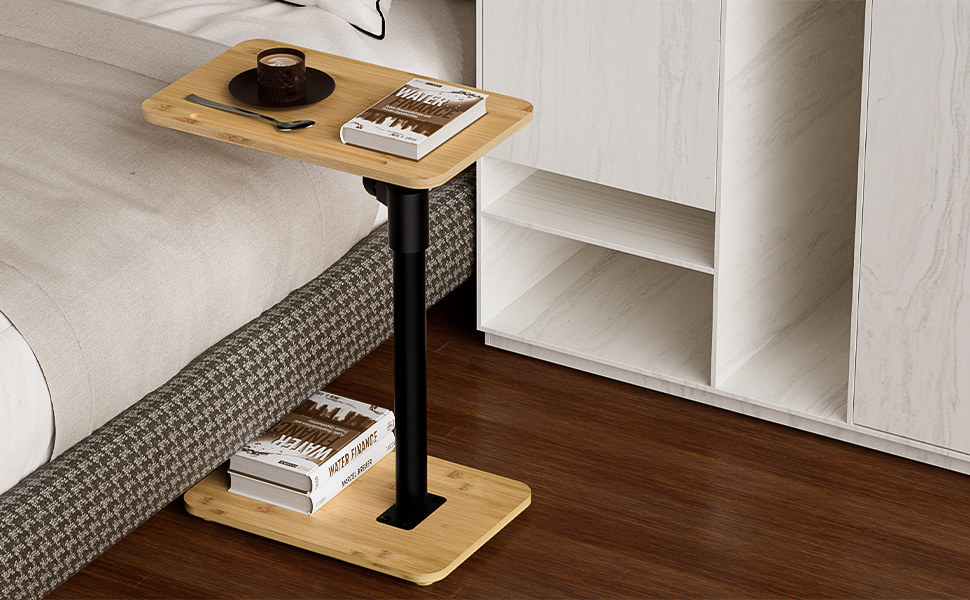 Novamer Sofa Armrest Tray Table 360° Swivel TV Trays