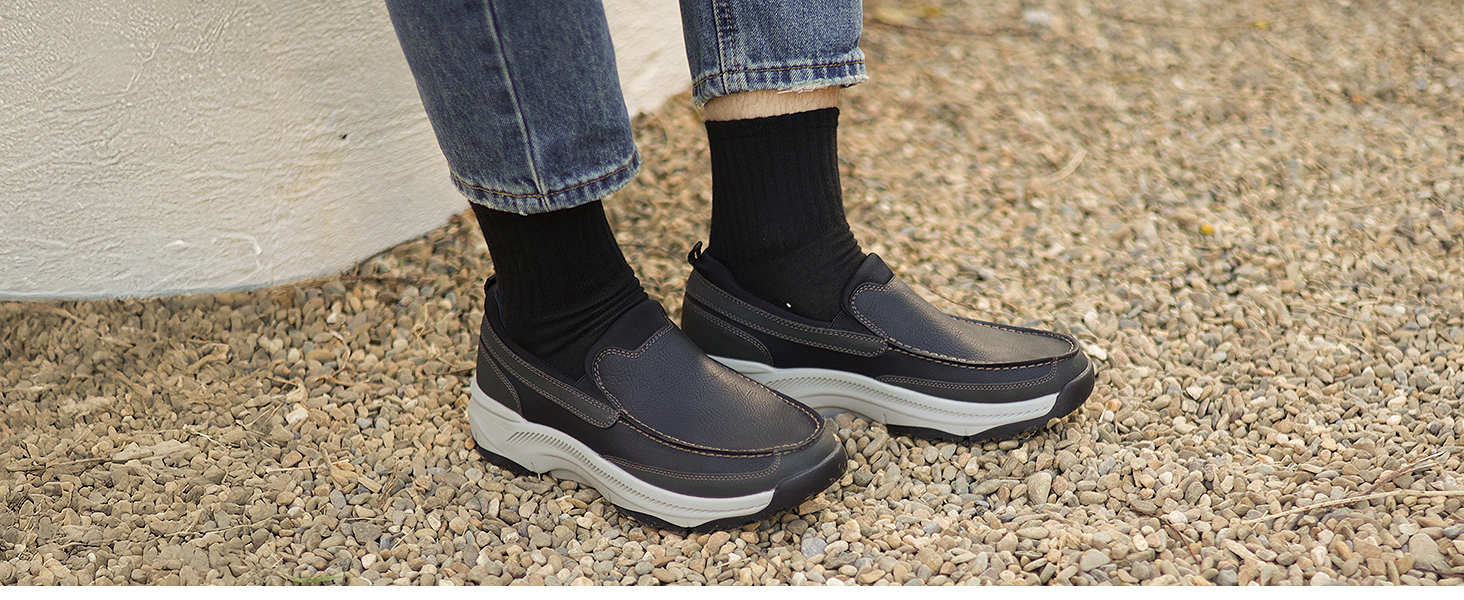 men slip on shoes