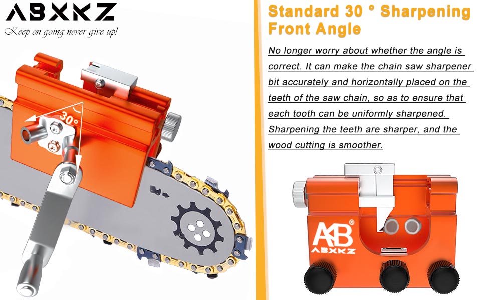 Chainsaw Sharpener Jig, Adjustable Handle Chainsaw Chain