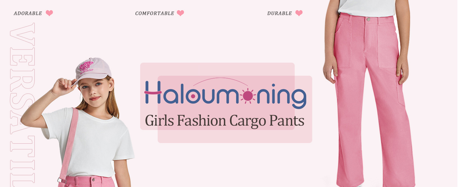 Girls Fashion Baggy Cargo Pants