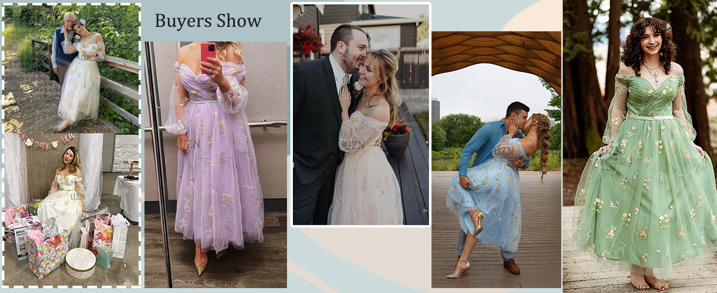 off shoulder prom dresses tea length