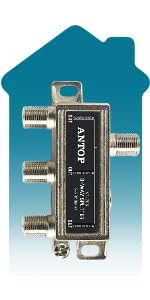 ANTOP 3 WAY COAX SPLITTER