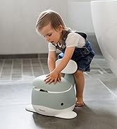 Kindsgut Kinder-Töpfchen, Babytopf WC/Klo, kinderfreundliches Wal-Design und dezente Farben, Toil...