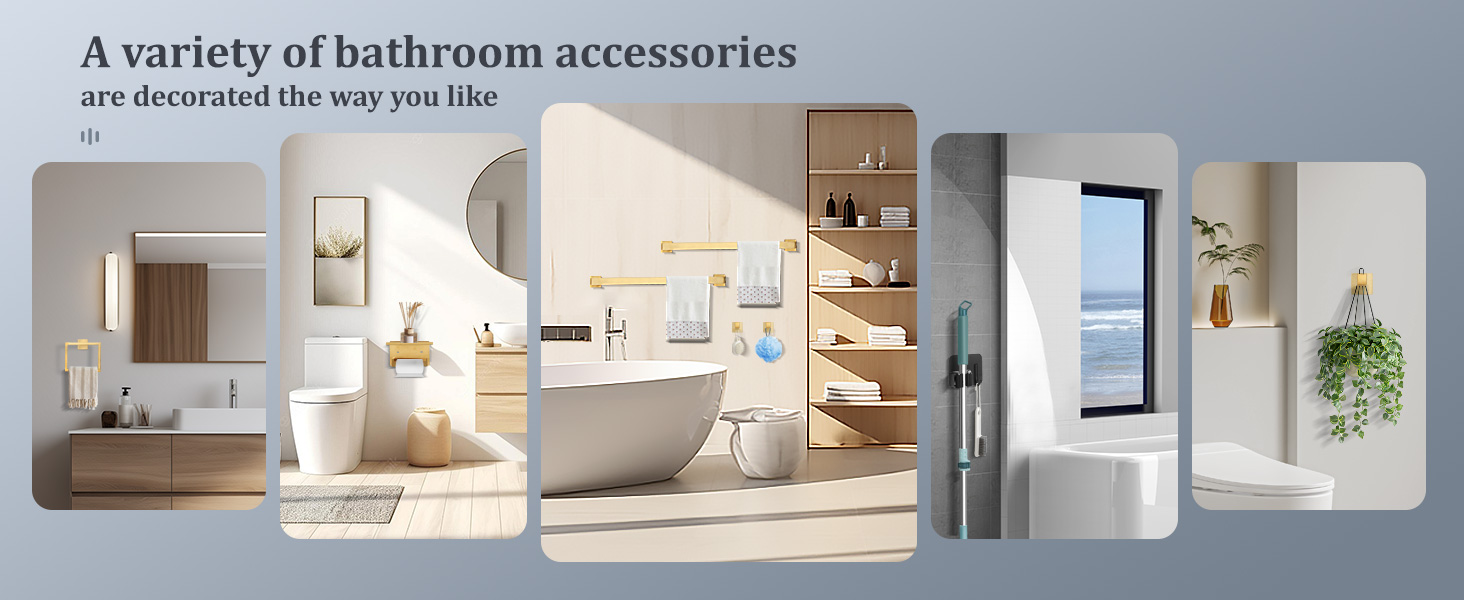 bathroom towel holder set