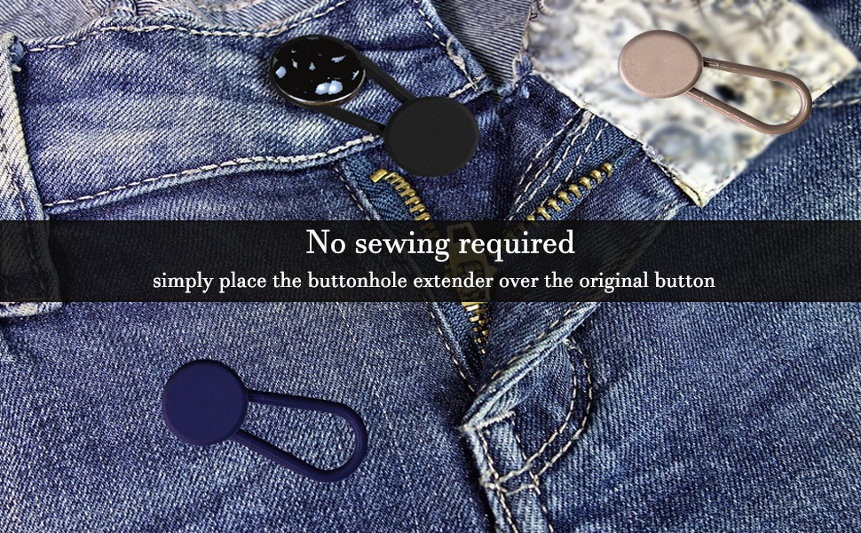 18pcs Pants Button Extender, Waist Extenders for Pants for