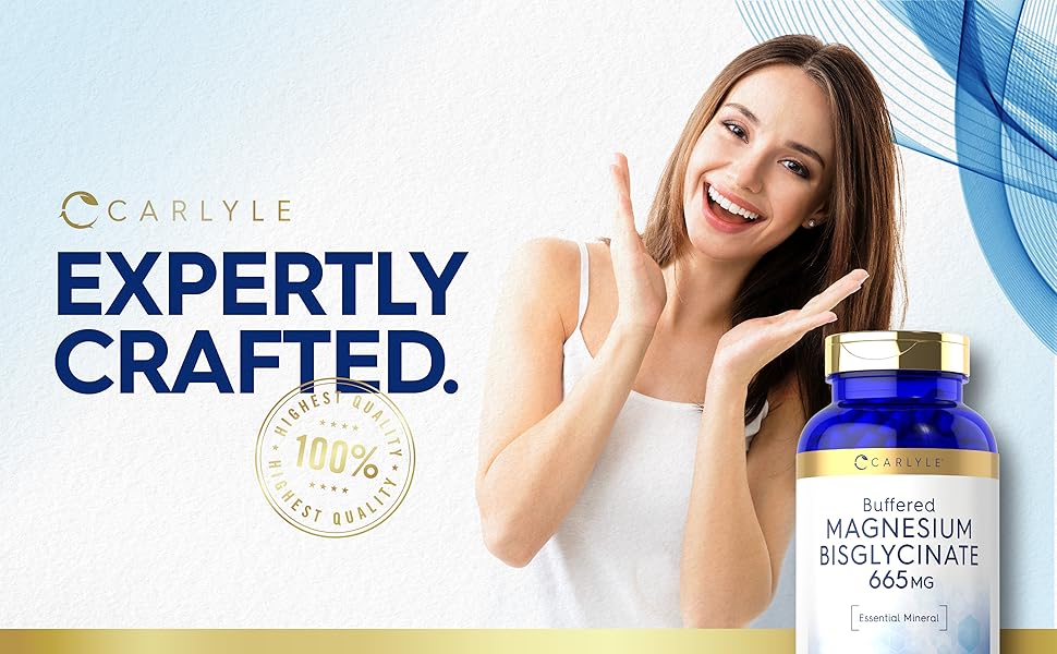 Buffered Magnesium Bisglycinate 665 mg 250 Capsules