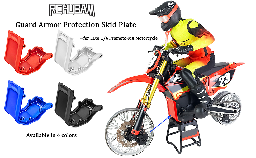 losi promoto mx upgrades 1/4 rc motorbike