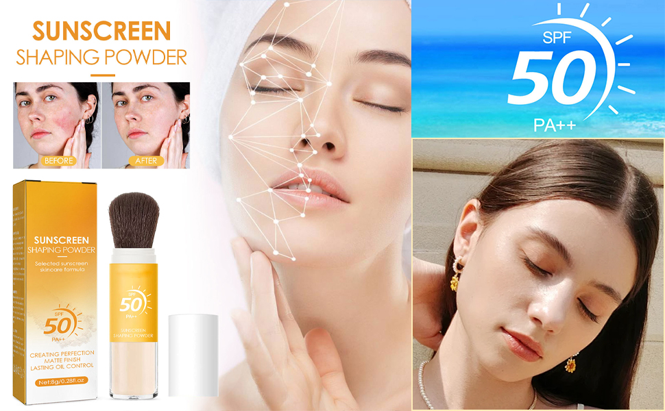 brush powder sunscreen shaping powder