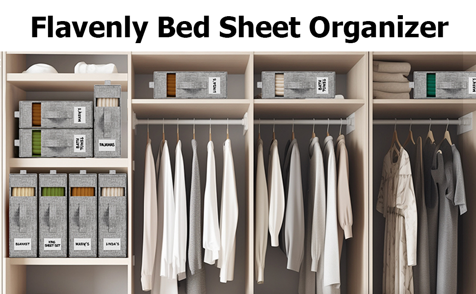 GDSAFS Flavenly Bed Sheet Organizer, Flavenly Sheet Organizer, Sheet Organizers and