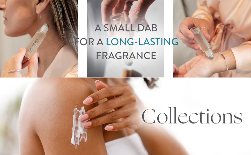 Pulse point oil perfume with long lasting scent and fragrance, apply to wrists temples neck and more