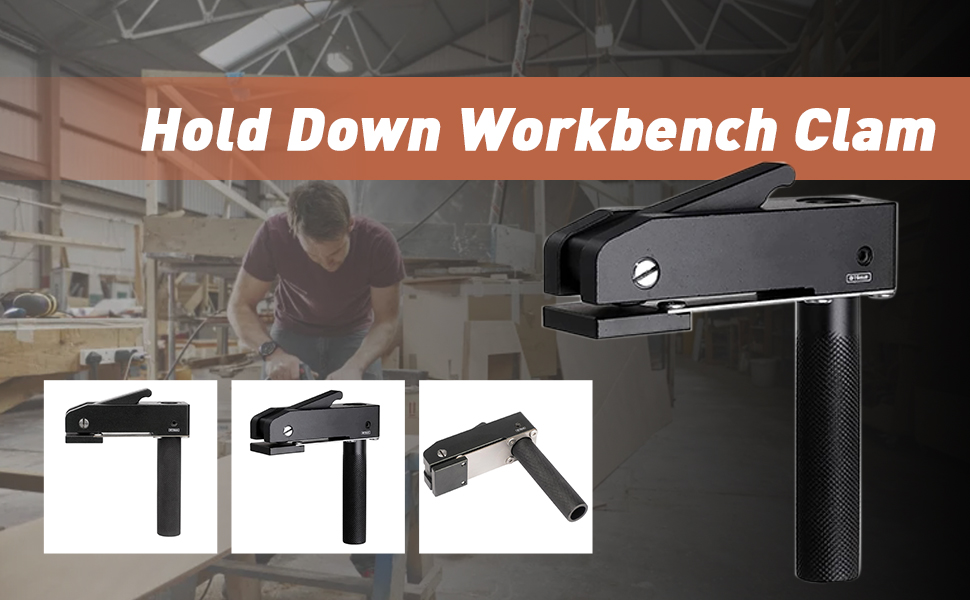 Hold Down Workbench Clamp, 19/20mm Dog Down Bench Clamp Hold Fast Fixed