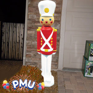 PMU Toy Soldier 31" Light Up Christmas Decoration