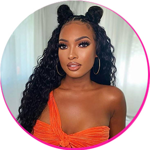 Black Frontal Wig Human Hair Deep Wave Lace Wigs 150% Density Glueless Wavy Wigs