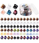 Mini Hair Claw Clips for Girls and Women, Funtopia 72 Pcs Small Hair Clips Pins Clamps Non Slip T...