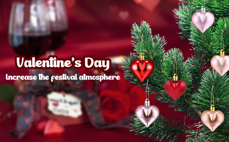 Valentine's Day Heart Ornaments